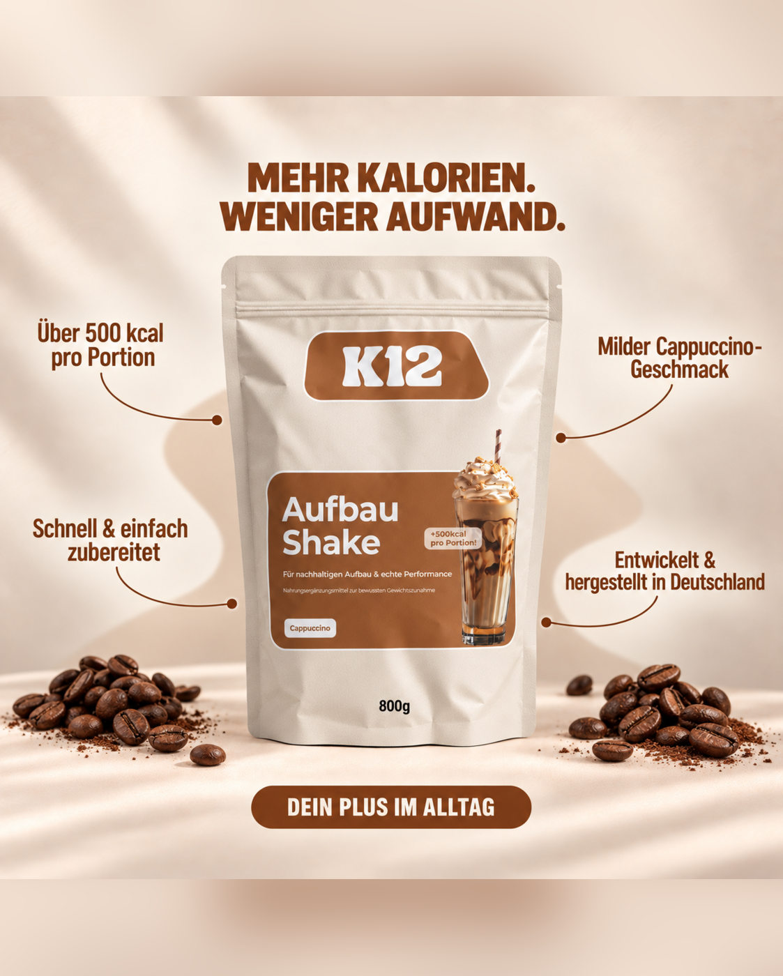 Aufbau Shake Cappuccino