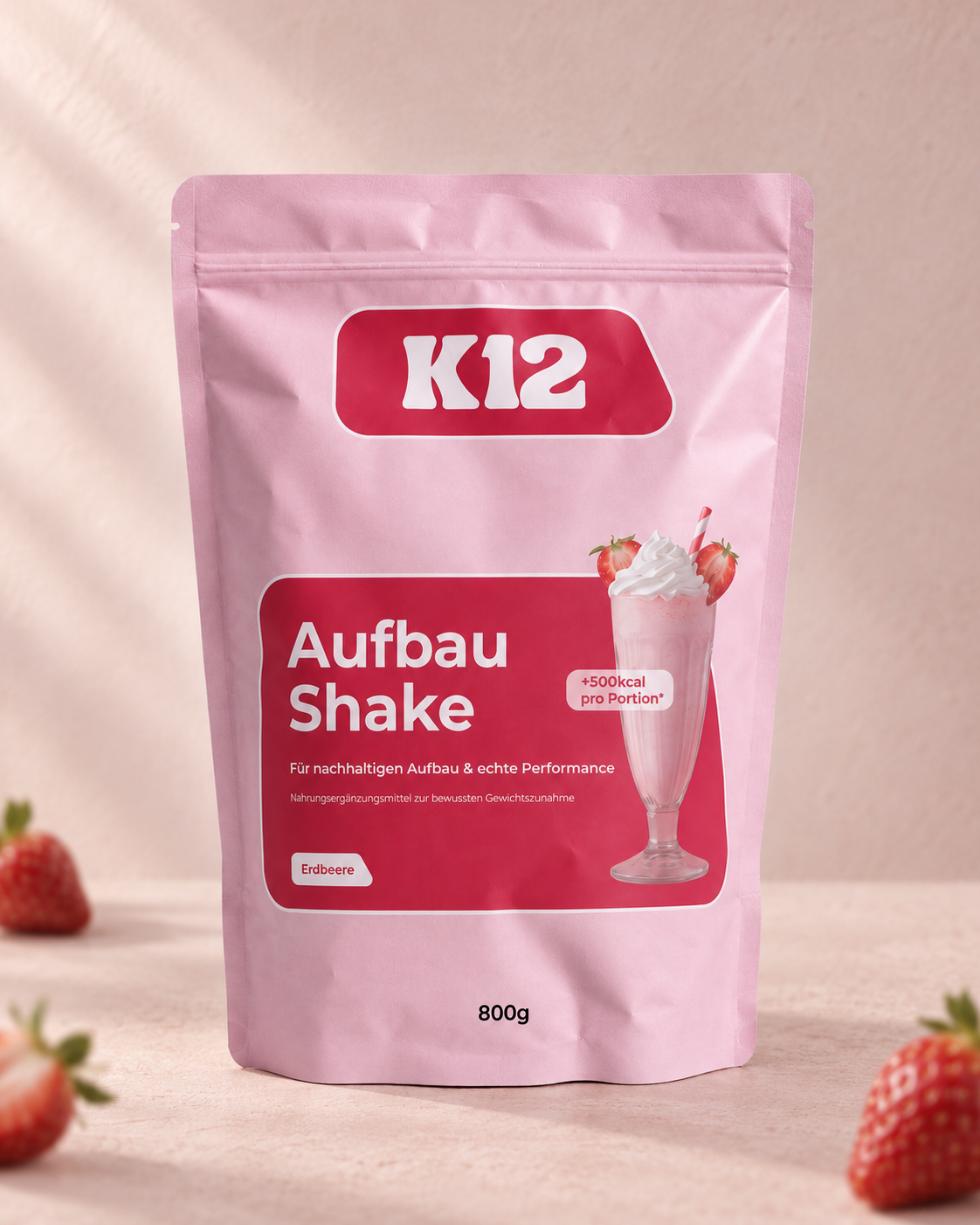 Aufbau Shake Erdbeere