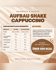 Aufbau Shake Cappuccino